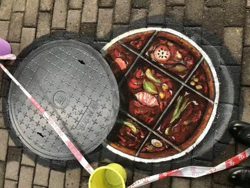 石墩，電箱彩繪